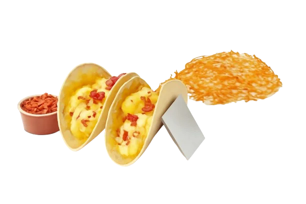 Bacon Egg Cheese Tacos