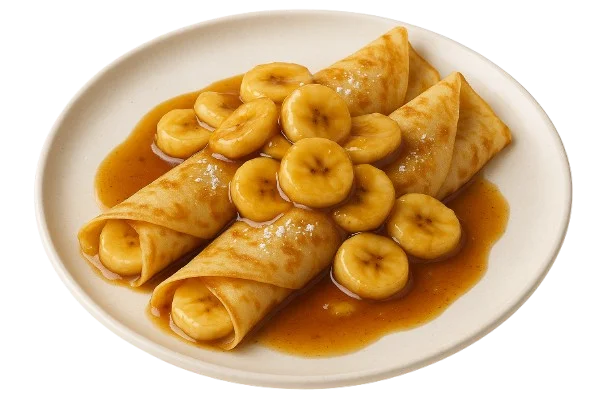 Bananas Foster Crepes